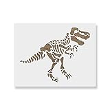 Tyrannosaurus Dinosaur Skeleton Stencil - Large Skeleton Stencil, Wall Art, Party Decorations, Home Decor