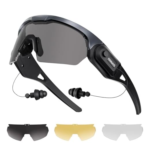 ONNAIS ANSI Z87.1 Safety Glasses with Earplugs