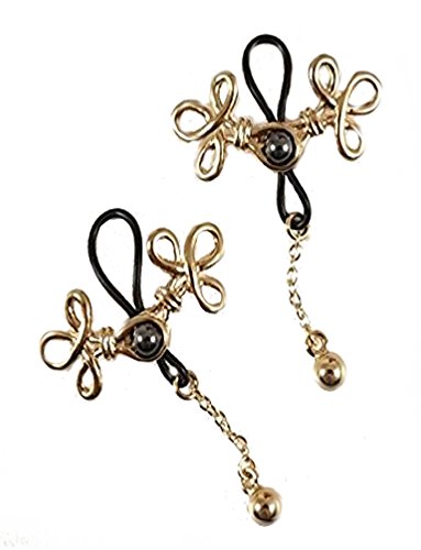 Preisvergleich Produktbild SYLVIE MONTHULE filigraner Brustschmuck AS84 gold