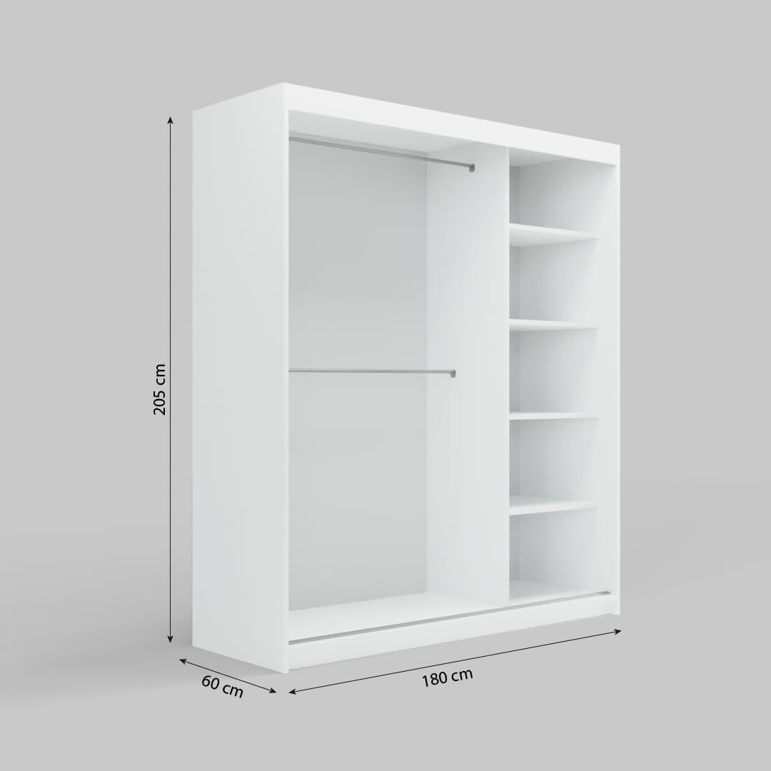 Armadietto in metallo con 2 cassetti chiudibili e ripiani regolabili, grigio, 180 cm, soluzione di archiviazione per casa e ufficio, documenti sicuri per uso in ufficio