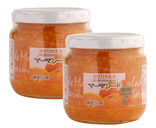 無着色 マーマレード 200g×2個 ★ 宅配便 ★ 国内産のいよかんの皮とみかん果汁使用。素材の持ち味を大切にし、鮮やかな色と果実本来の風味を損なわずに仕上げました。着色料は不使用。マイルドな味わいです。甘さひかえめ、糖度50度。