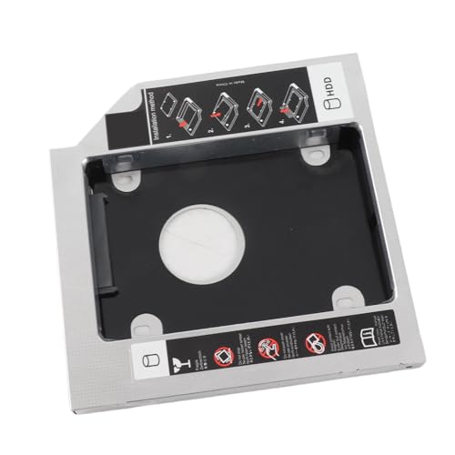 Caddy para disco duro 12.7 mm Aluminio SATA para laptop miniatura 7