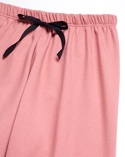 Sweet Hearts Girls' Sweatsuit Set - 2 Piece Super Soft Fleece Lined Pullover Hoodie And Jogger Sweatpants (7-16), Size 10-12, Mauve #TOP4