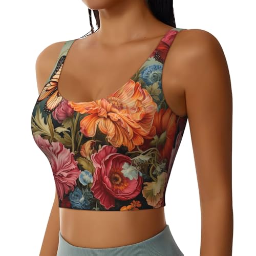 Soutien-gorge de sport grand confort haut court pour yoga et fitness