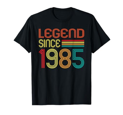 Legend Since 1985 40 Years Old Retro 40th Birthday Vintage Camiseta