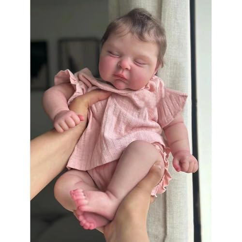 Muñeca Reborn Realista de Silicona 20 Pulgadas miniatura 6