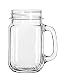 Libbey Drinking Jar with Handle, 16.5 -Ounce, Set of 24