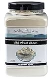Vital Wheat Gluten By Medley Hills Farm 1.5 lbs. in Reusable Container - High in Protein - Vegan - Non GMO - Keto Friendly - Make Seitan - Great Vital Wheat Gluten for Bread Making