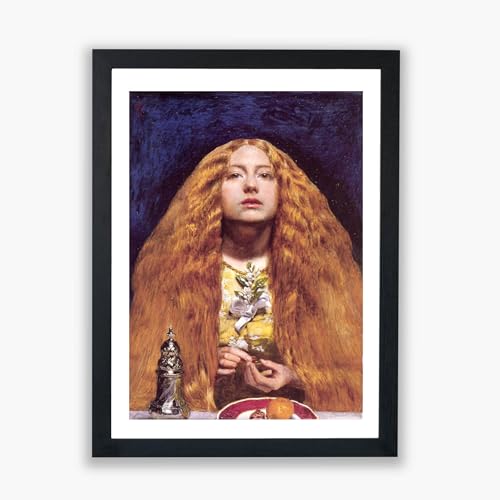 The Bridesmaid affiche encadrée de John Everett Millais pour sublimer un mur de chambre élégant