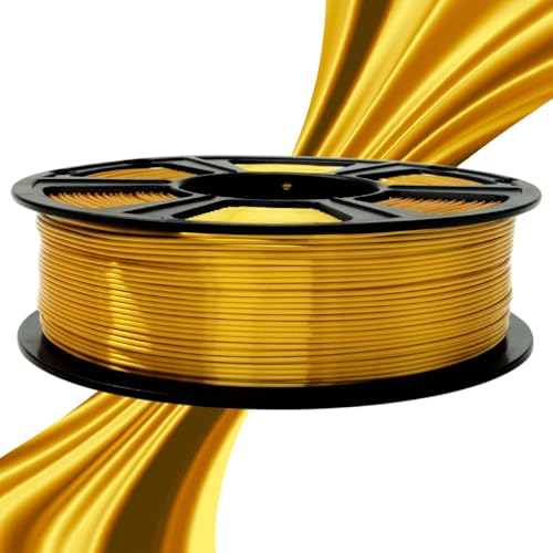 Image of GIANTARM Silk 3D Printer Filament 1.75mm Metallic Gold PLA 2kg