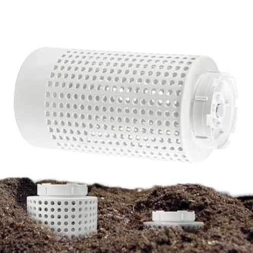 Compostador de Lombrices,Recipiente para Cría De Lombrices - Contenedor De Compost con Control Humedad Y Ahorro Espacio para Residuos Cocina Y Jardín