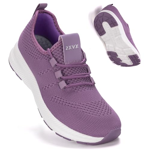Image of Wide Toe Box Shoes Women Non-Slip Wide Width Sneakers Ultra Light Extra Wide Road Running Shoes for Women Breathable Tennis Walking Gym Workout Trainer 6-12