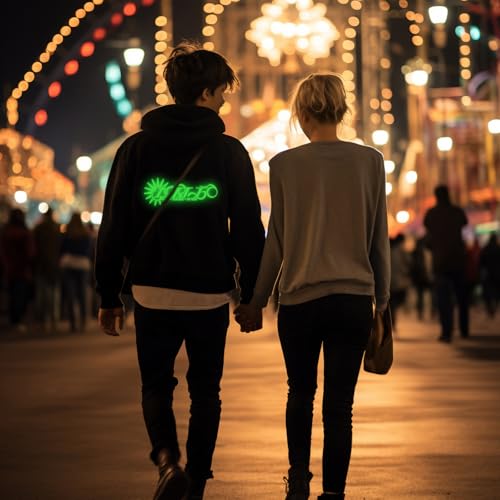 Image of HTVRONT 3D Puff Vinyl Heat Transfer - 10 inch x 6ft Glow in The Dark HTV Vinyl for T Shirts, Luminous Green Heat Transfer Vinyl Compatible with Cricut Cutting Machine (Luminous Green)