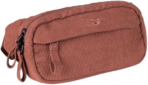New Balance Corduroy Waist Bag, One Size, Rich Oak, One Size