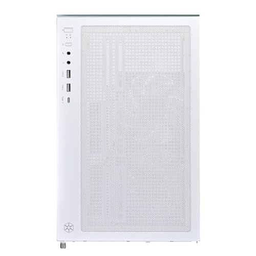 Image of Silverstone Technology Lucid 04 Panoramic Micro-ATX Chassis with a Striking 270 Field of View, SST-LD04-W-ARGB