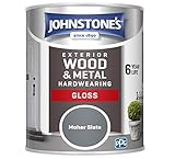 Johnstone's Exterior Hardwearing Gloss Paint - Mohair Slate 750ml