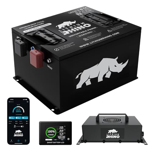 48V 65Ah Lithium Golf Cart Battery Full Kit with 25-Amp Char