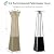 OutdoorLines Waterproof Outdoor Patio Heater Covers with Zipper and Storage Bag, Dust-proof UV-Resistant Windproof Propane Heavy Duty Heater Cover for Standing Heater, 1 Pack-90Hx23Lx23W inch Camel