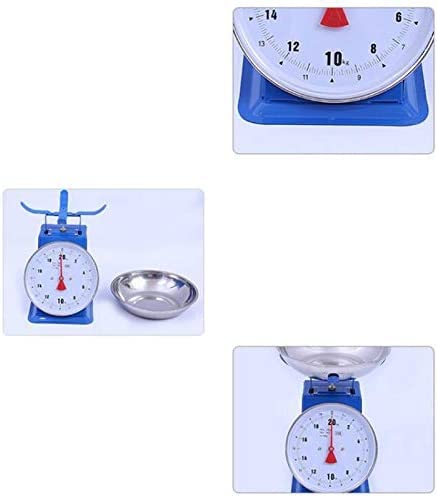 20Kg Zifferblatt Präzision Multifunktions Haushaltswaage, hochwertige mechanische Schälung Edelstahl Shell mechanische Feder Küchenwaage, Haushalt/kommerziell