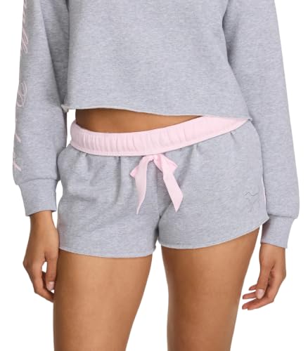 Victoria's Secret Pink | Elle Campus Fleece™ Shortie, Medium Heather Grey, XS - image 1
