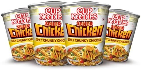Cup Noodles Spiced Chicken, 70 gram (Pack of 4)