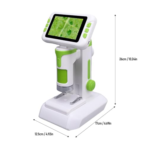 Microscope numérique enfants écran LCD 4 pouces zoom 1600X LED - 2