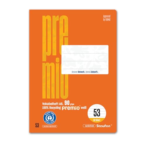 Staufen premio Quaderno di vocabolario - 5 quaderni, 32 fogli