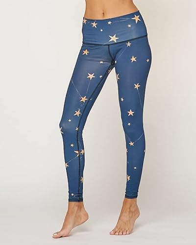 Teeki Great Star Nation Navy Hot Pants - Multifunctional Workout Non-Waisted Leggings For Women - Small #TOP2