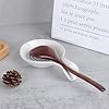 JINIHFW Spoon Rest for Kitchen, Ceramic Spoon Holder for Stove Top, Cooking Spoon Holder，Coffee Spoon Holder,Heat Resistant Utensil Rest for Countertop, Dishwasher Safe, White #1