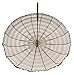 Outgeek Ladies Sunproof Umbrella Parasol Lace Flowers Pagoda-Shaped Victoria Style Long Handle (Cream) 2