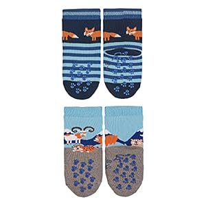 Sterntaler ABS-Krabbelsöckchen DP Fuchs baby-jongens Sloffen-sokken