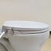 Produktbild Hibbent Bidet Toilettensitz. Nicht-elektrisch, sanftes Schließen mit selbstreinigender Doppeldüse hygienische Reinigung des Intimbereichs (Rund/Standard O-Form) OB108 weiß