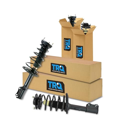 Image of TRQ Front and Rear Strut & Coil Spring Assembly Set Driver & Passenger Sides Compatible with 04-06 Lexus ES330 Toyota Camry