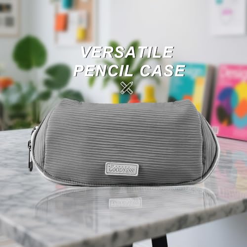 Image of Pencil Case for Girls, Pen Pouch with Zipper, Small Pencil Bag for School Office, Cute Stationery Organizer Bag for Students