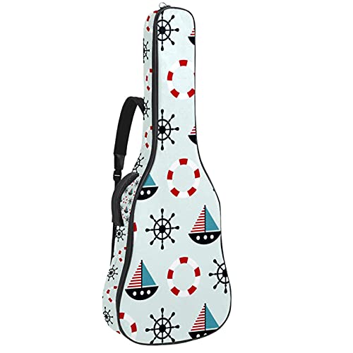 Sac à dos pour guitare acoustique 106 cm housse rembourrée folk