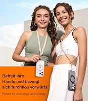TORRAS Universal Handykette Verstellbar, Robust Anti-Verlust Nylonband Rosa – Ansicht 5