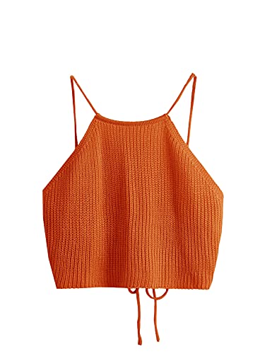 SweatyRocks Women's Sleeveless Space Dye Knit...