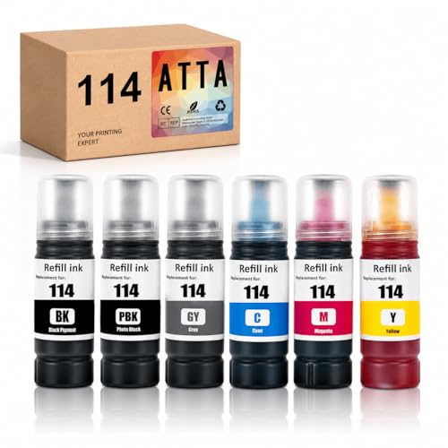 Encre de rechange 114 Epson EcoTank ET-8500 pour impression photos de famille et rapports