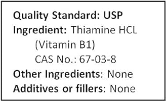 Thiamine HCL Vitamin B1 Pure Powder Energy (50 Grams (1.76 oz))