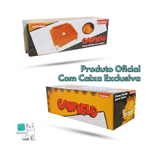 KIT Cama de Gato Suspensa Garfield Buddy Toys e Brinquedinho