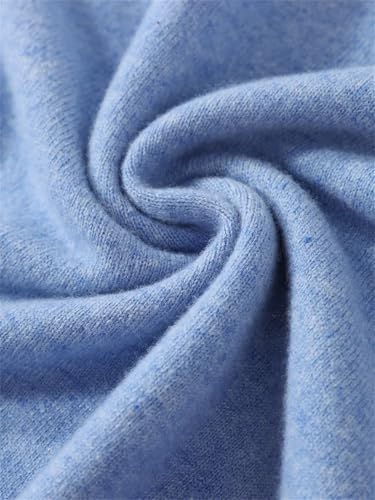 REHJJDFD Men Mock Neck Wool Sweater Slim Fit Pullover Long Sleeve Sweaters Casual Knitwear Sweaters2