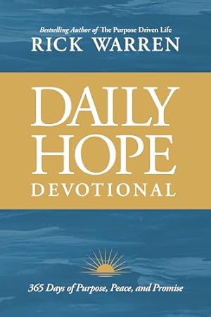 Book cover Daily Hope Devotional: 365 Days of Purpose, Peace, and Promise