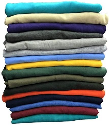 BILLIONHATS 36 Pack Men's Cotton Short Sleeve T-Shirts Lightweight Bulk Crew Tees in Mixed Bright Colors - Image 4