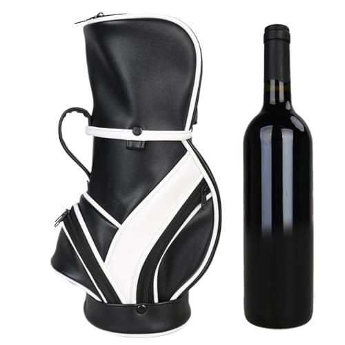 Bolsa enfriadora de vino de una sola botella con aislamiento de poliuretano para golf