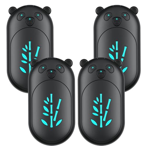 Hand Warmers Rechargeable 4 Pack, 6000mAh Electric Hand Warmer Reusable, 20Hrs Long Heating, Portable Pocket Heater Handwarmer for Women Men, Outdoor Camping, Hunting Gear