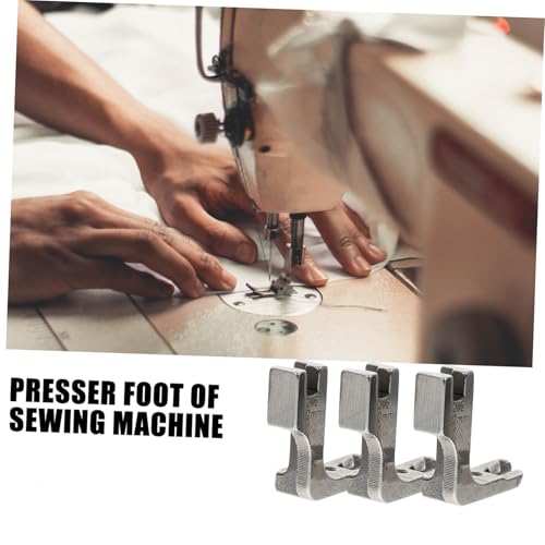 3 piezas de pies prensatelas para máquina de coser industrial miniatura 5