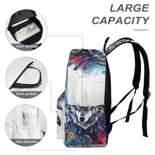 Sac à dos maternelle loup résistant pour stopper le mal de dos - 4