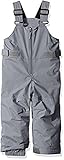 Columbia Little Boys Snowslope II Bib, Grey Ash, X-Small