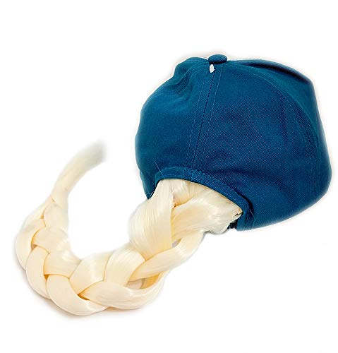 Disney Frozen 2 Elsa Cap with Ponytail Lead with Courage Blue3