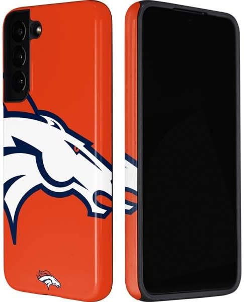 Skinit Pro Phone Case Compatible with Galaxy S22 Plus - Officially Licensed NFL Denver Broncos Large Logo Design